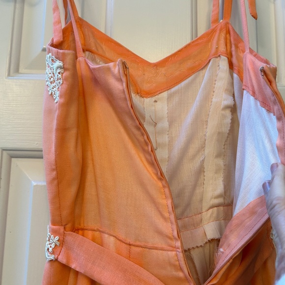 Vintage 1980 Seamstress Made Long Dress - Picture 3 of 6